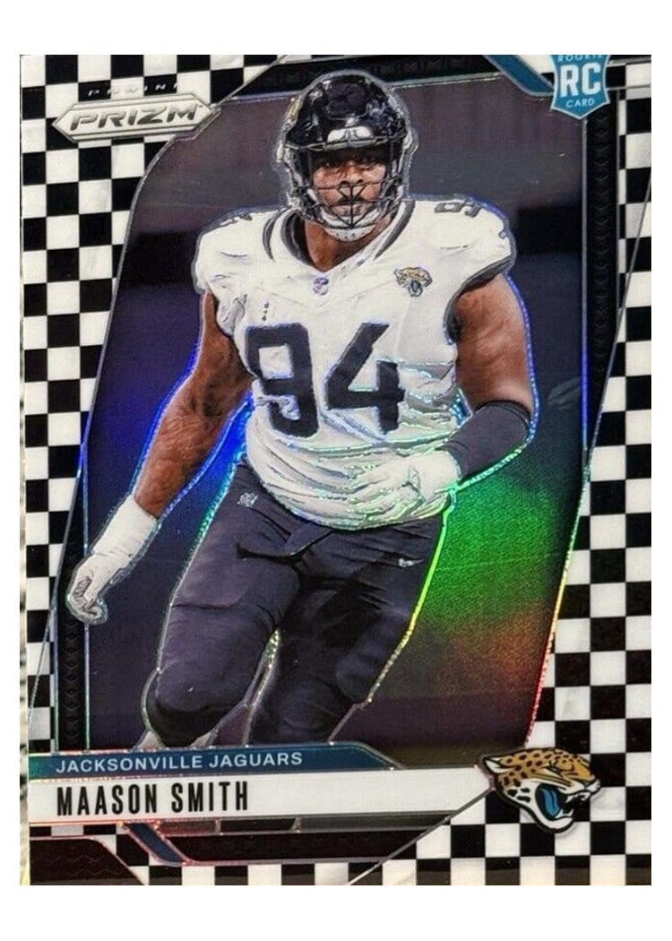 2024 Panini Prizm Base Set Maason Smith Black White Checker #368 card