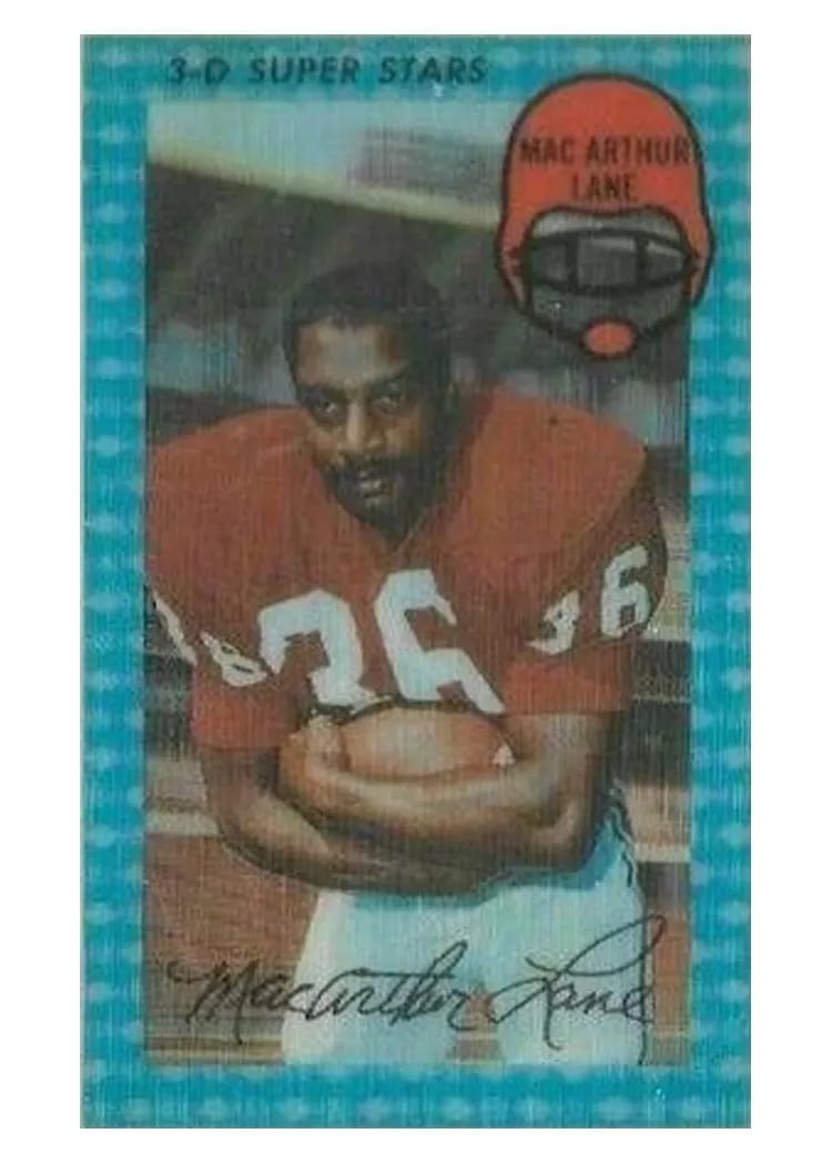 1971 Kellogg's Mac Arthur Lane #44 card