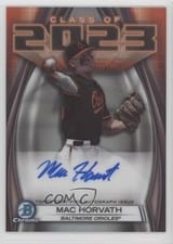 2023 Bowman Draft Class of 2023 Autographs Mac Horvath #23A-MH card