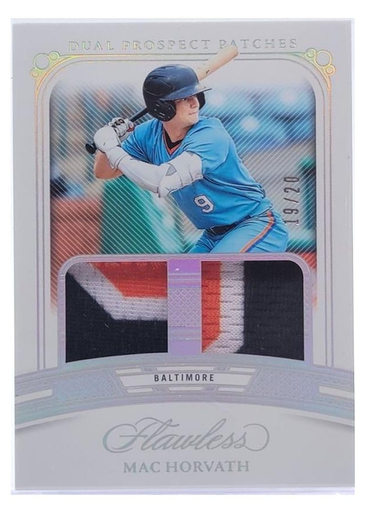 2024 Panini Flawless Dual Prospect Patches Mac Horvath #DP-MH card