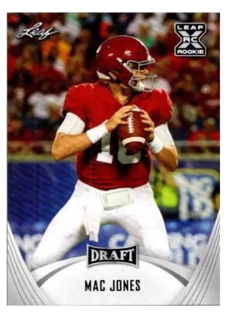 2021 Leaf Ultimate Draft MAC JONES #06 card