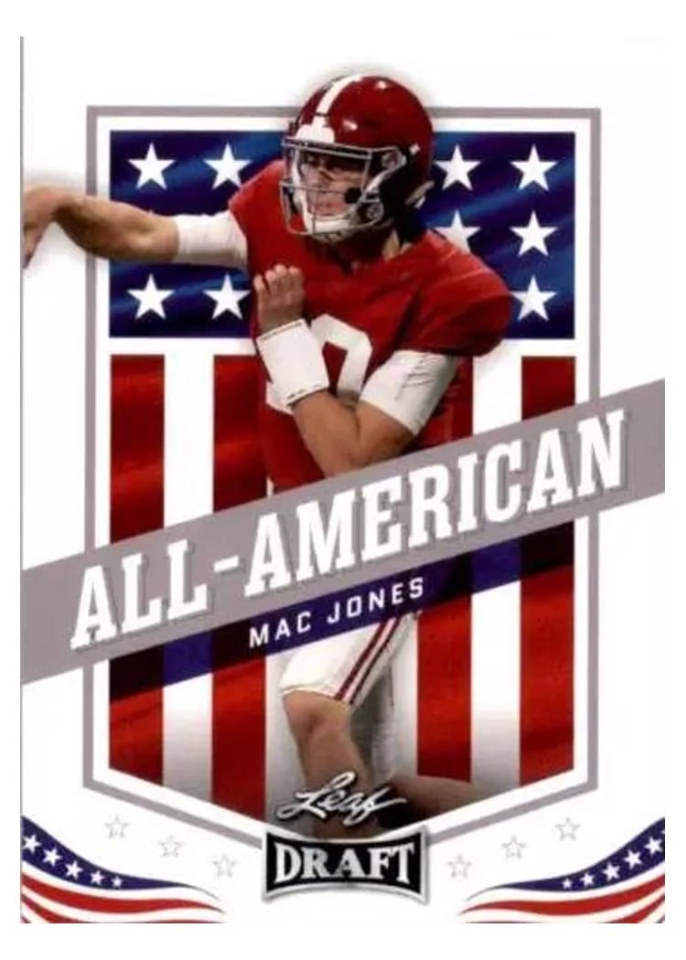2021 Leaf Ultimate Draft MAC JONES #46 card