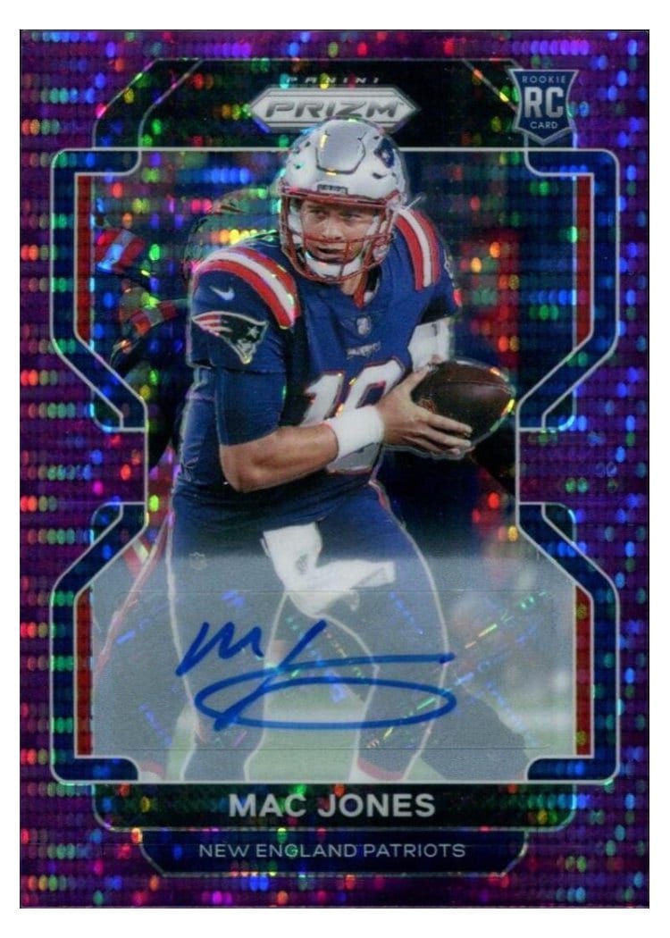 2021 Panini Prizm Base Set Mac Jones #336 card