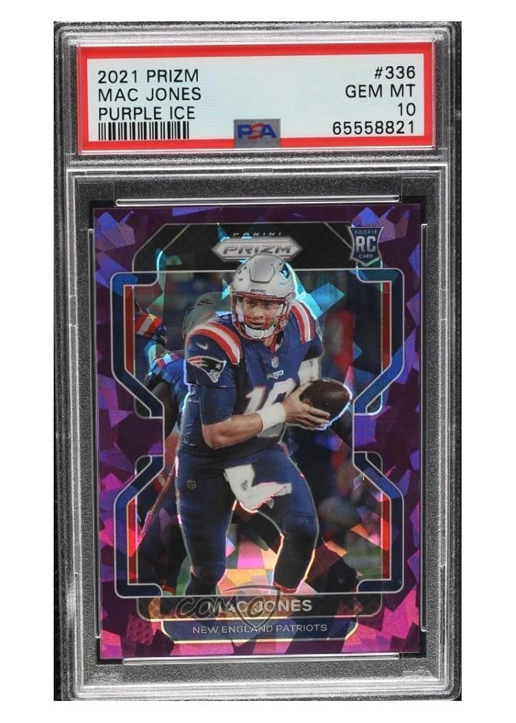 2021 Panini Prizm Base Set Mac Jones #336 card