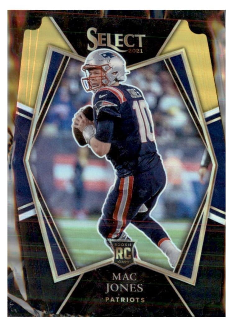 2021 Panini Select Mac Jones Black Die Cut #151 card