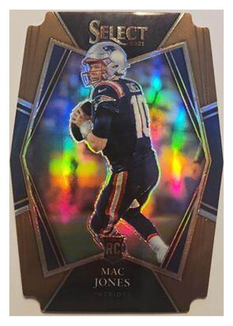 2021 Panini Select Mac Jones Copper Die Cut #151 card
