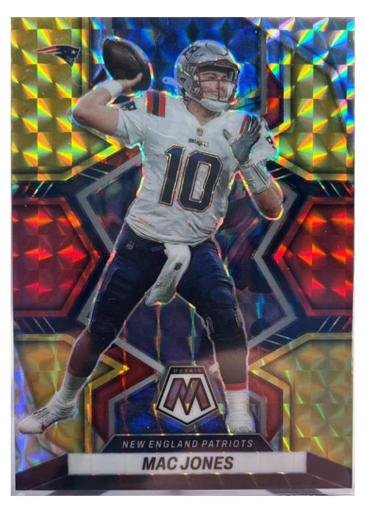 2022 Panini Mosaic Base Set Mac Jones #133 card