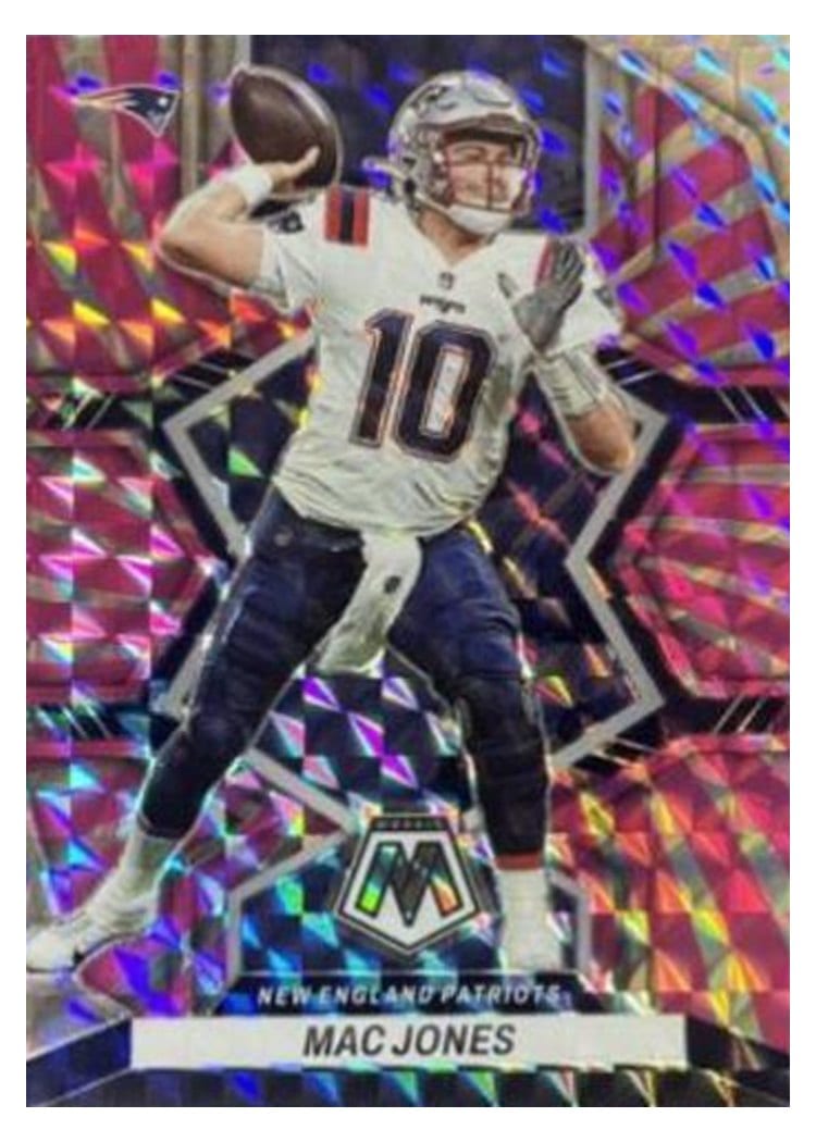2022 Panini Mosaic Base Set Mac Jones #133 card