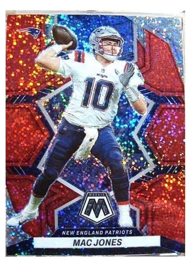 2022 Panini Mosaic Base Set Mac Jones #133 card