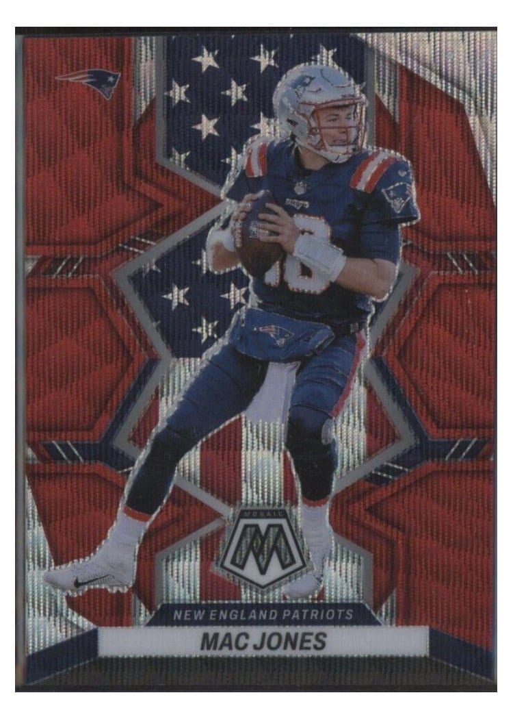 2022 Panini Mosaic Base Set Mac Jones #266 card