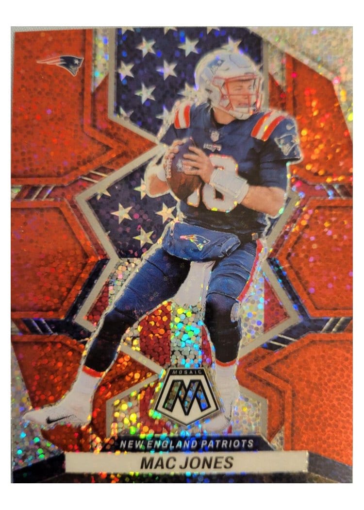 2022 Panini Mosaic Base Set Mac Jones #266 card