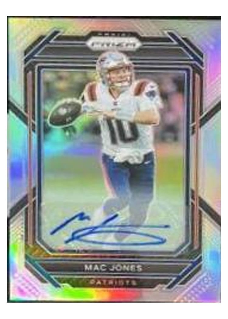 2022 Panini Prizm Base Set Mac Jones #197 card