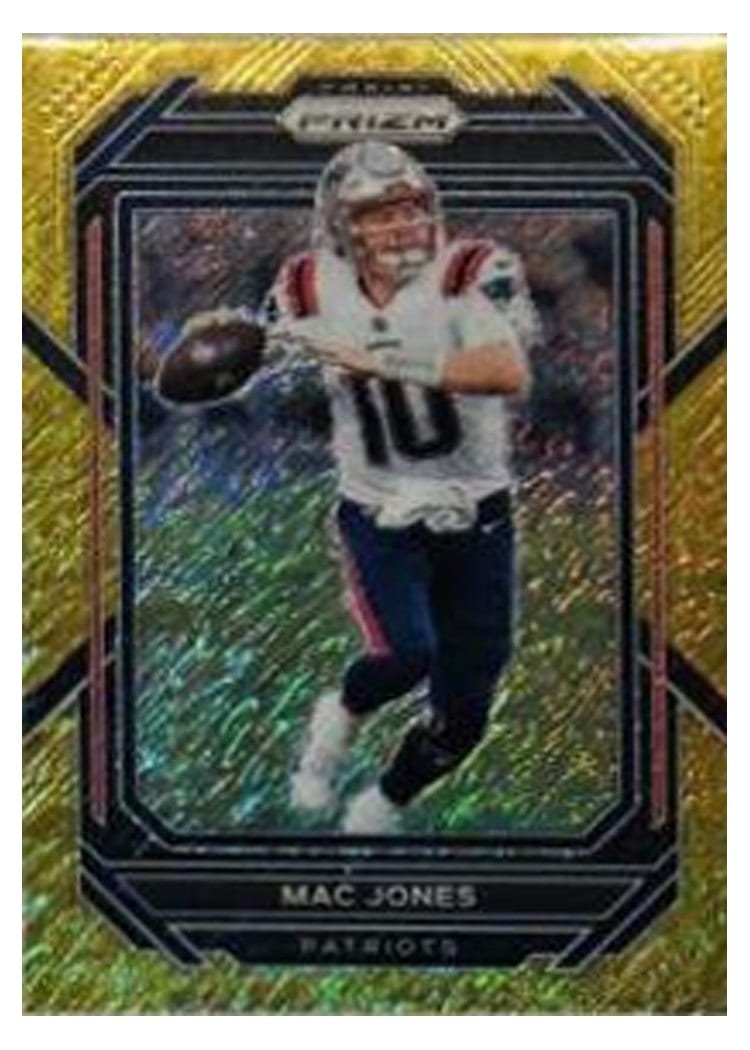 2022 Panini Prizm Base Set Mac Jones #197 card
