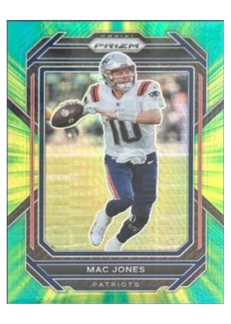 2022 Panini Prizm Base Set Mac Jones #197 card