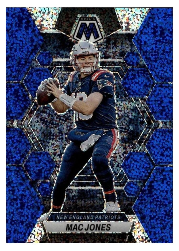2023 Panini Mosaic Base Set Mac Jones #160 card