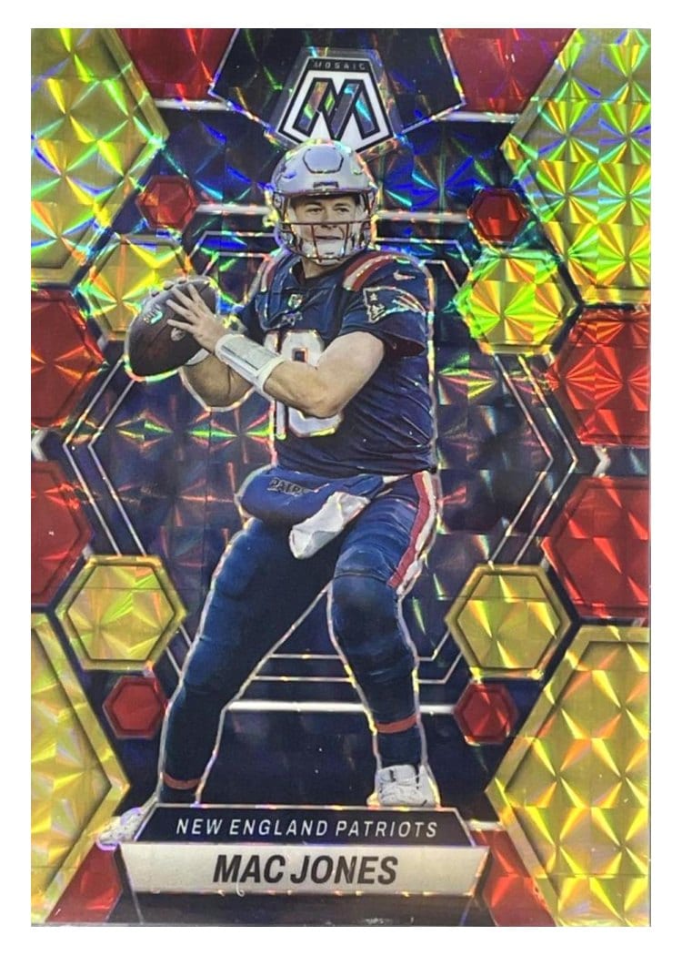 2023 Panini Mosaic Base Set Mac Jones #160 card