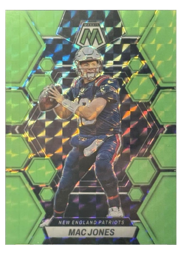 2023 Panini Mosaic Base Set Mac Jones #160 card