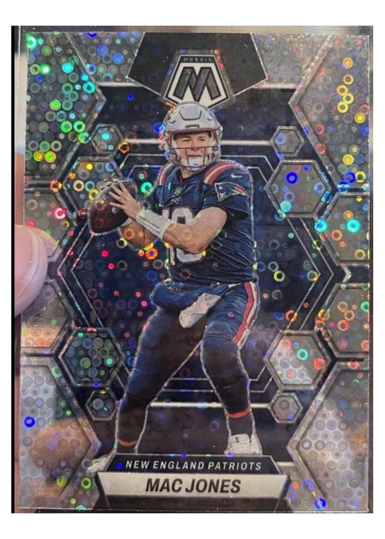 2023 Panini Mosaic Base Set Mac Jones #160 card