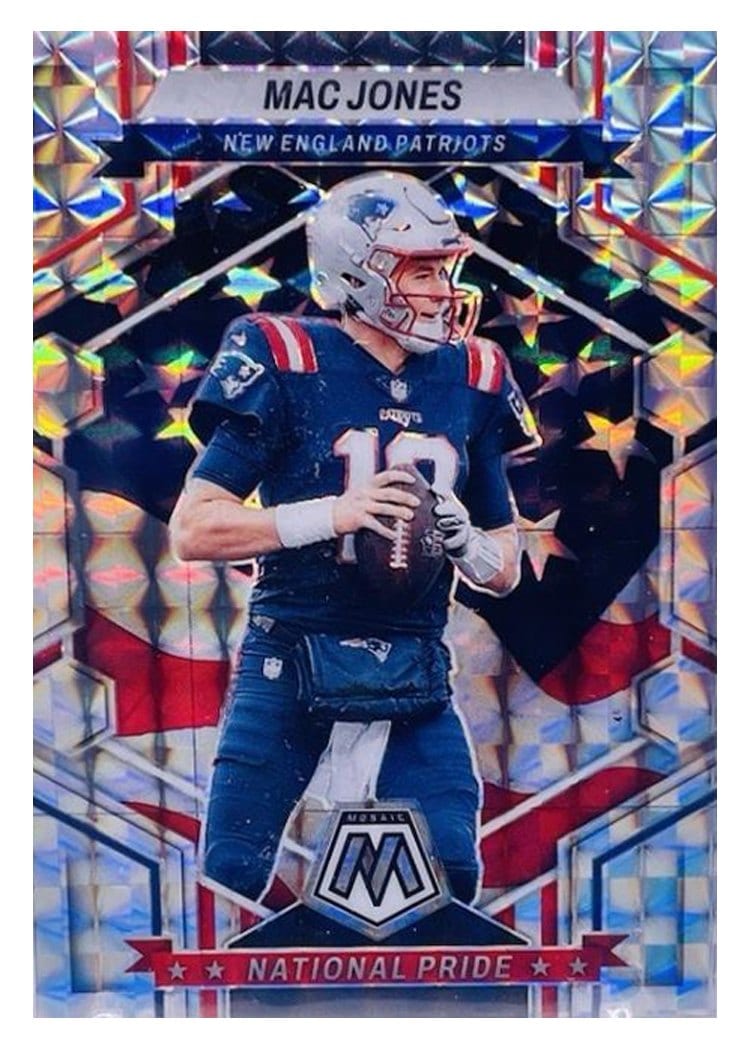 2023 Panini Mosaic Base Set Mac Jones #261 card
