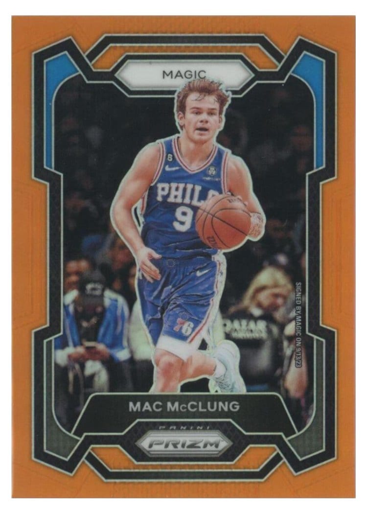 2023-24 Panini Prizm Base Set Mac McClung #258 card