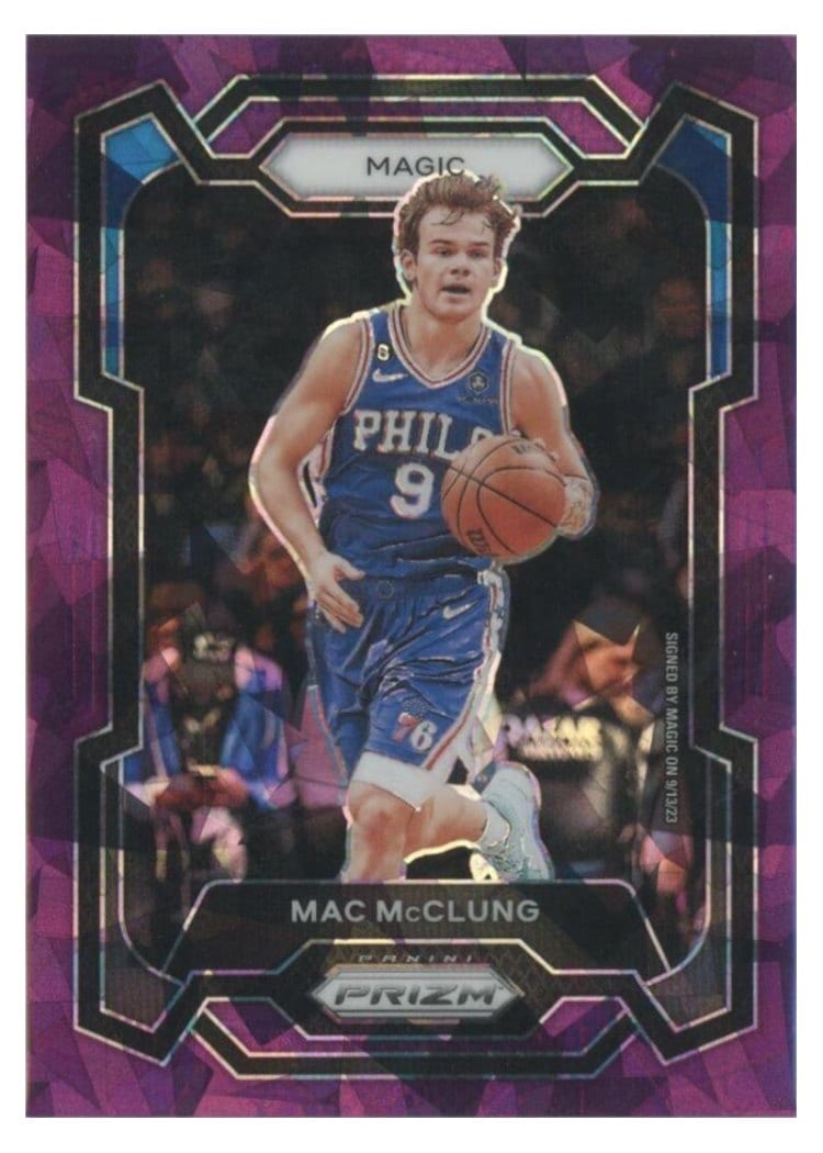 2023-24 Panini Prizm Base Set Mac McClung #258 card