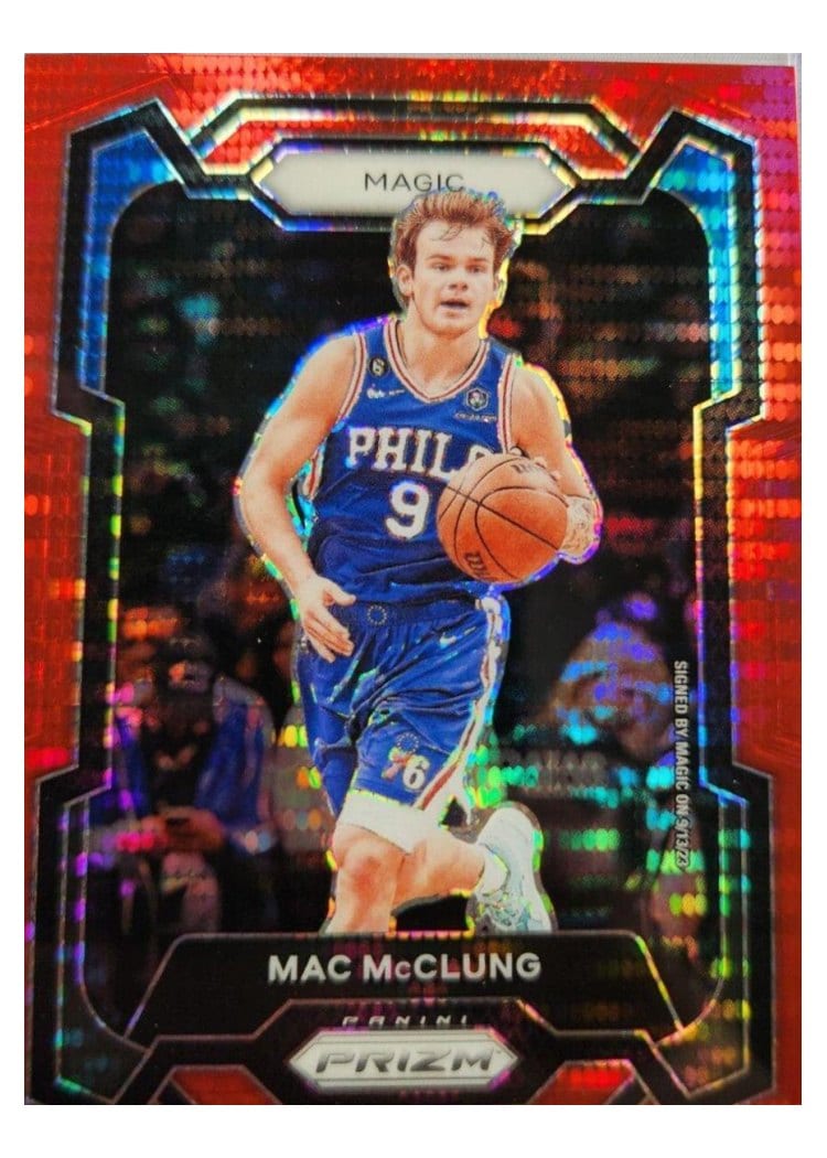 2023-24 Panini Prizm Base Set Mac McClung #258 card