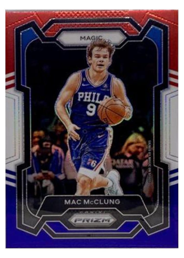 2023-24 Panini Prizm Base Set Mac McClung #258 card