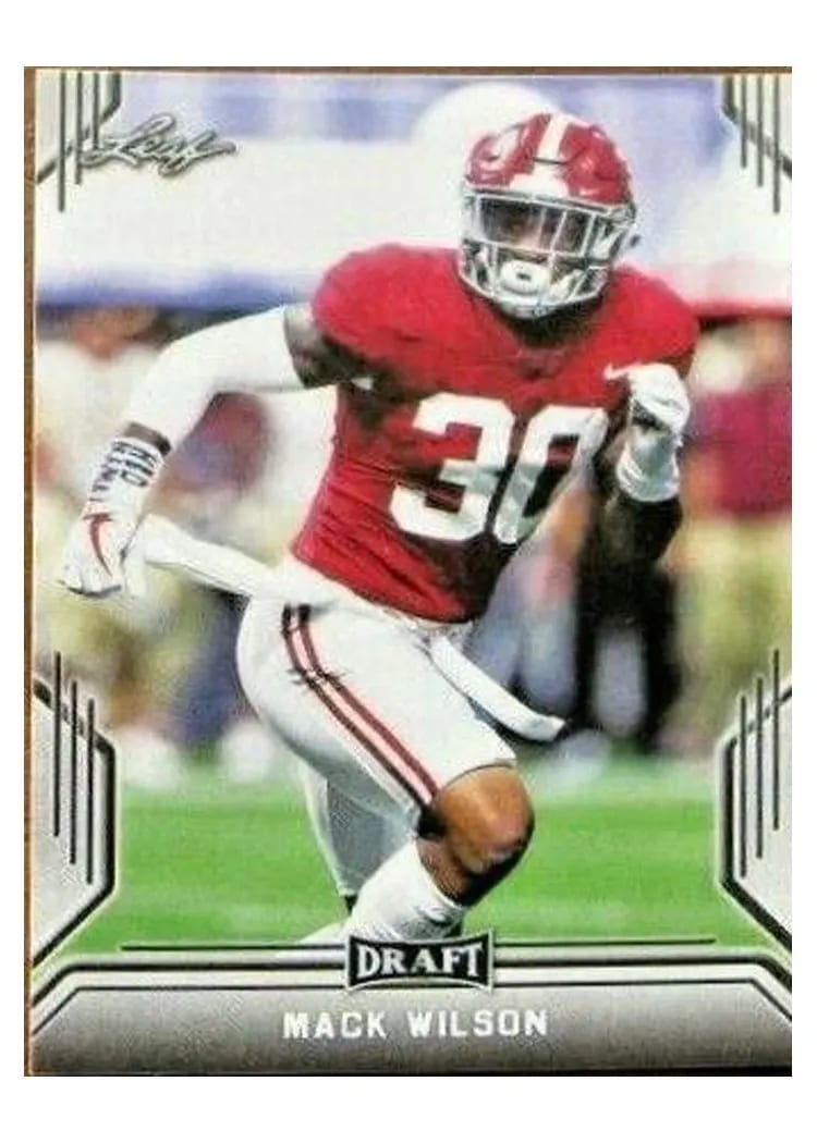 2019 Leaf Draft Mack Wilson #51 card