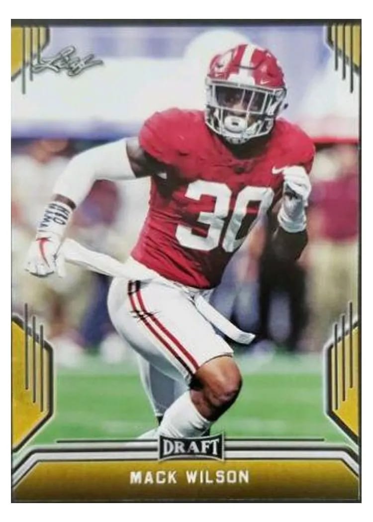 2019 Leaf Draft Mack Wilson #51 card