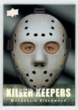 2025-26 Upper Deck Killer Keepers Mackenzie Blackwood #KK-18 card