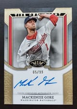 2024 Topps Tier One Talent Autographs Mackenzie Gore #T1TA-MG card