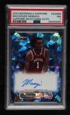 2023-24 Bowman University Chrome Sapphire Sapphire Selections Autographs Mackenzie Mgbako #SA-MM card