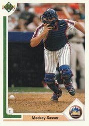 1991 Upper Deck Base Set Mackey Sasser #103 card