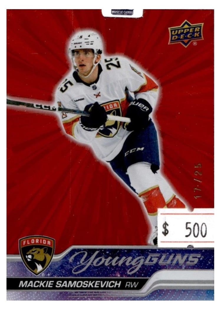 2023-24 Upper Deck Base Set Mackie Samoskevich #464 card