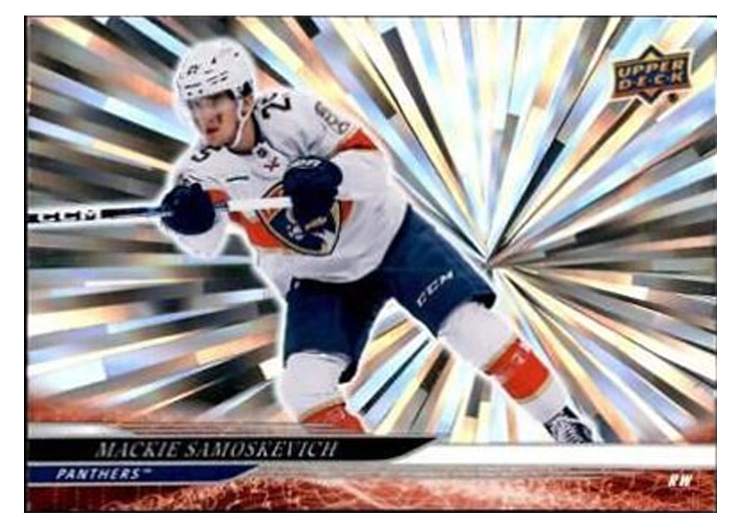 2024-25 Upper Deck Base Set Mackie Samoskevich #85 card