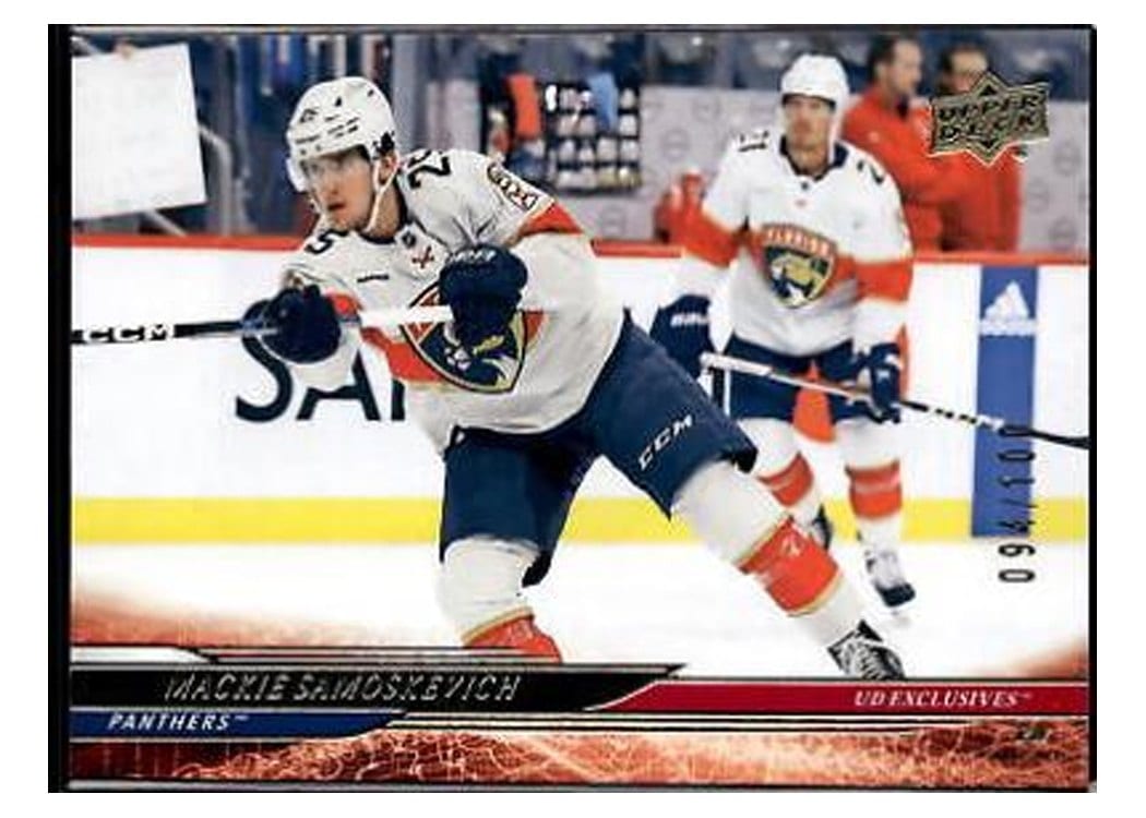 2024-25 Upper Deck Base Set Mackie Samoskevich #85 card