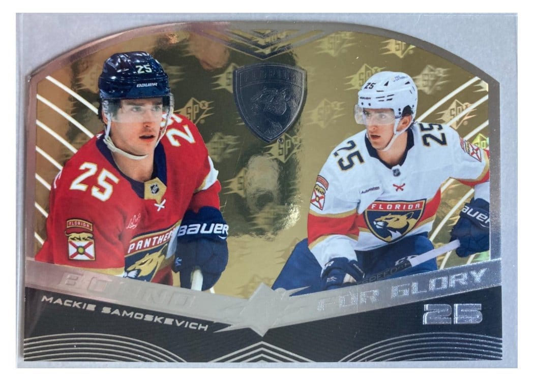 2025-26 SPx Bound for Glory Mackie Samoskevich #BFG-MS card