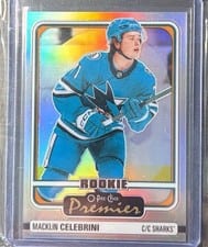 2024-25 O-Pee-Chee Platinum O-Pee-Chee Premier Macklin Celebrini #OP33 card