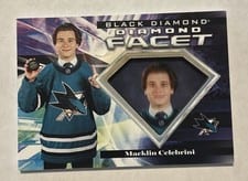 2024-25 Upper Deck Black Diamond Diamond Facet Macklin Celebrini #DF-MC card