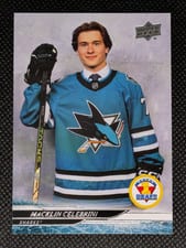 2024 Upper Deck Macklin Celebrini #743 card