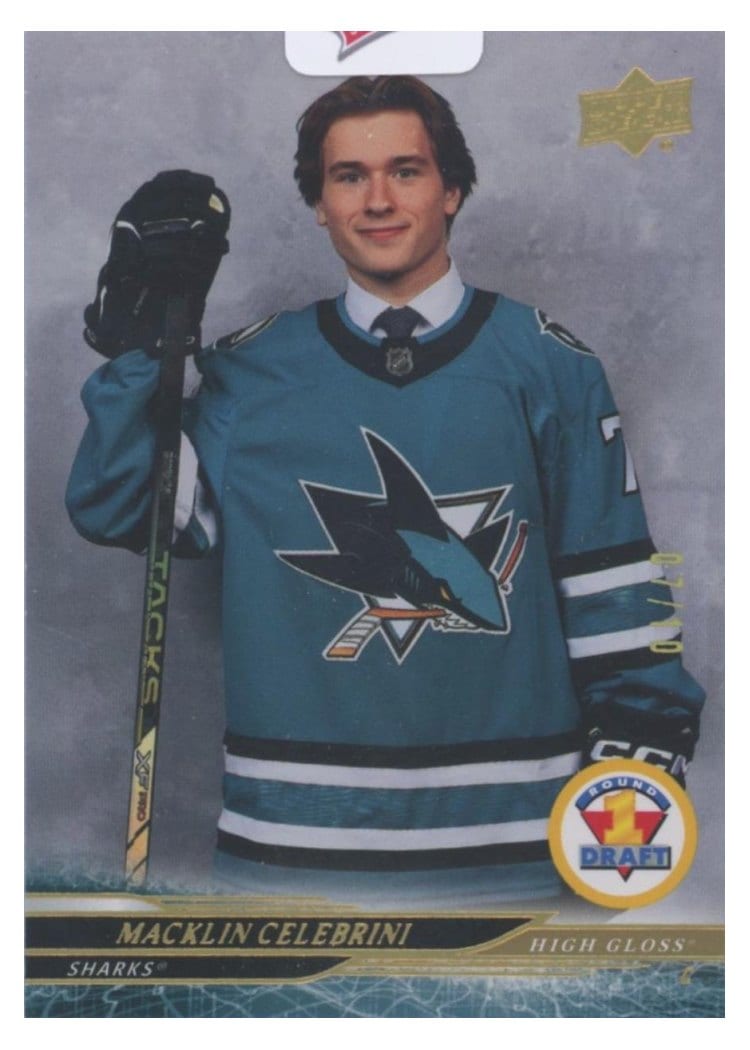 2024 Upper Deck Macklin Celebrini #743 card