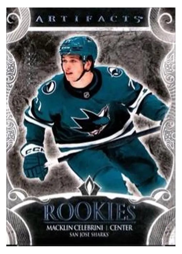 2024 Upper Deck Artifacts Macklin Celebrini #224 card