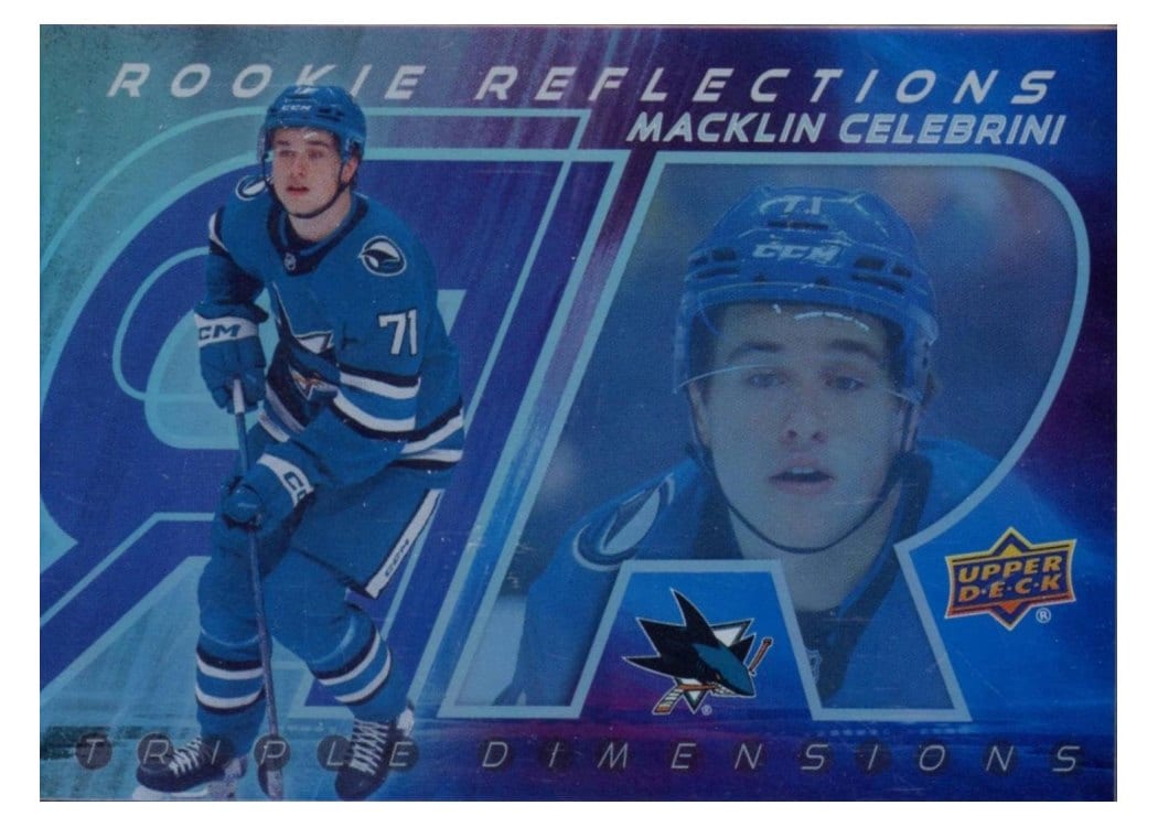 2024 Upper Deck Rookie Reflections Macklin Celebrini #RR-24 card