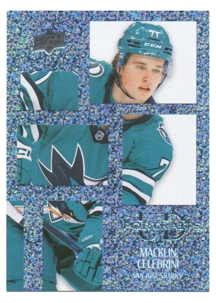 2024 Upper Deck UD Portraits Macklin Celebrini #P-37 card