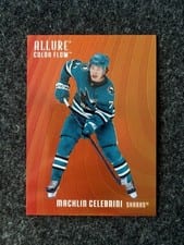 2025 Upper Deck Allure Color Flow Macklin Celebrini #CF-28 card