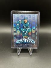 2025 Upper Deck Holotypes Macklin Celebrini #HT-50 card