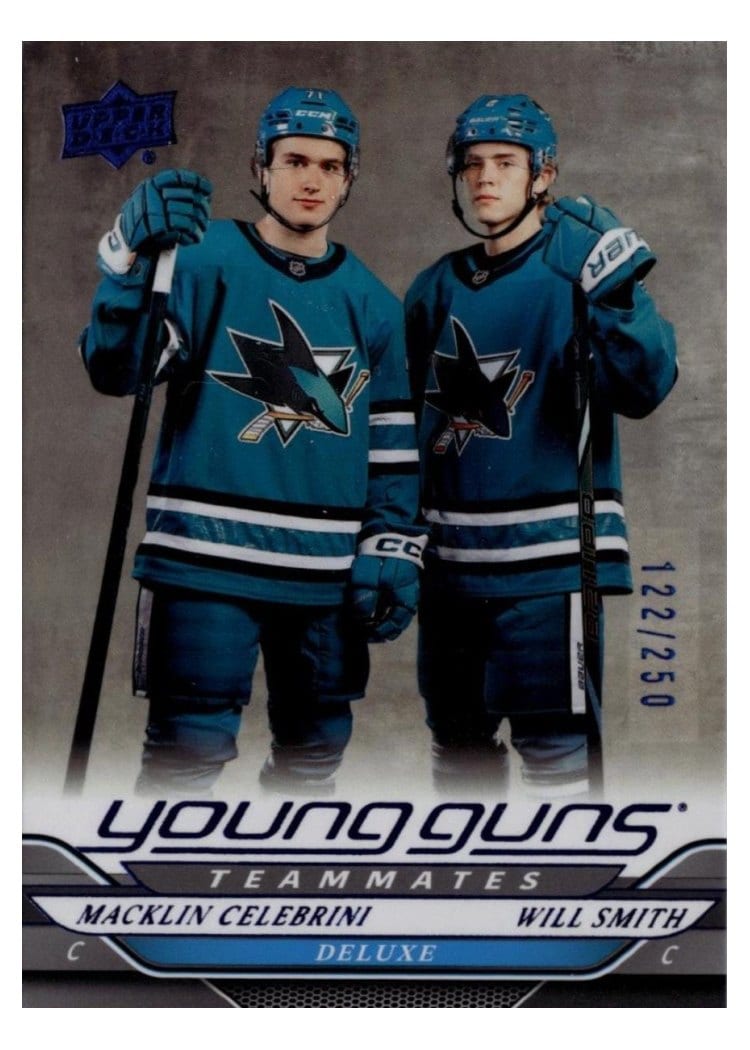 2024 Upper Deck Macklin Celebrini / Will Smith #499 card