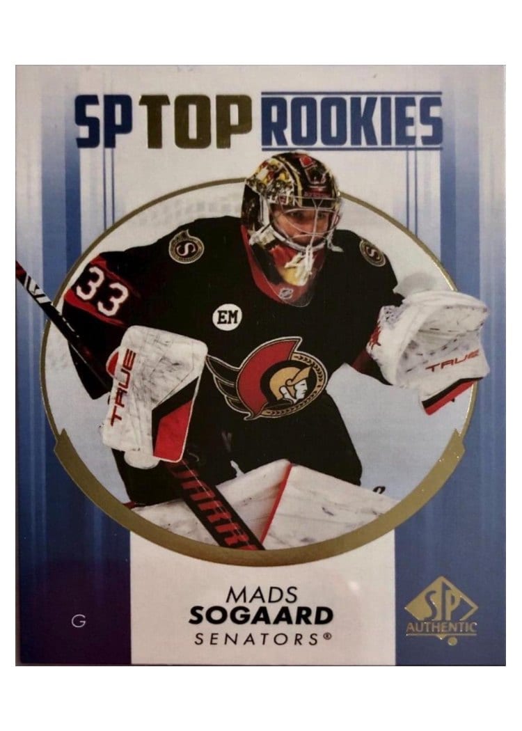 2022-23 SP Authentic Top Rookies Mads Sogaard #TR-25 card