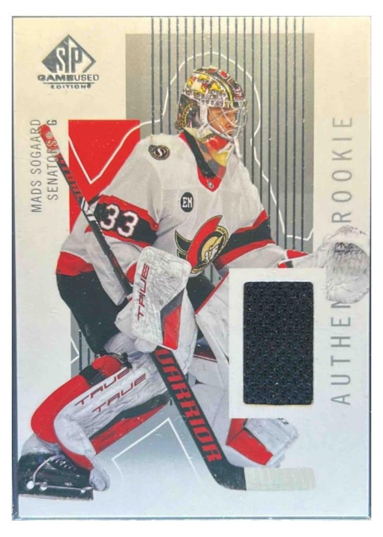 2022-23 SP Game Used Retro Renovations Rookies Jersey Mads Sogaard #RR-MS card