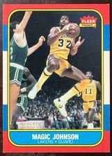 1986 Fleer Magic Johnson #53 card